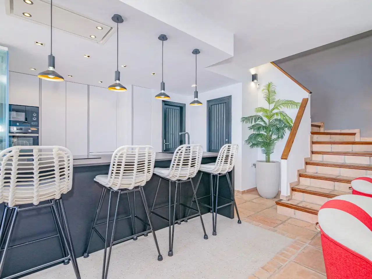 Kitchen of Flat for sale in Almuñécar  with Air Conditioner, Terrace and Swimming Pool