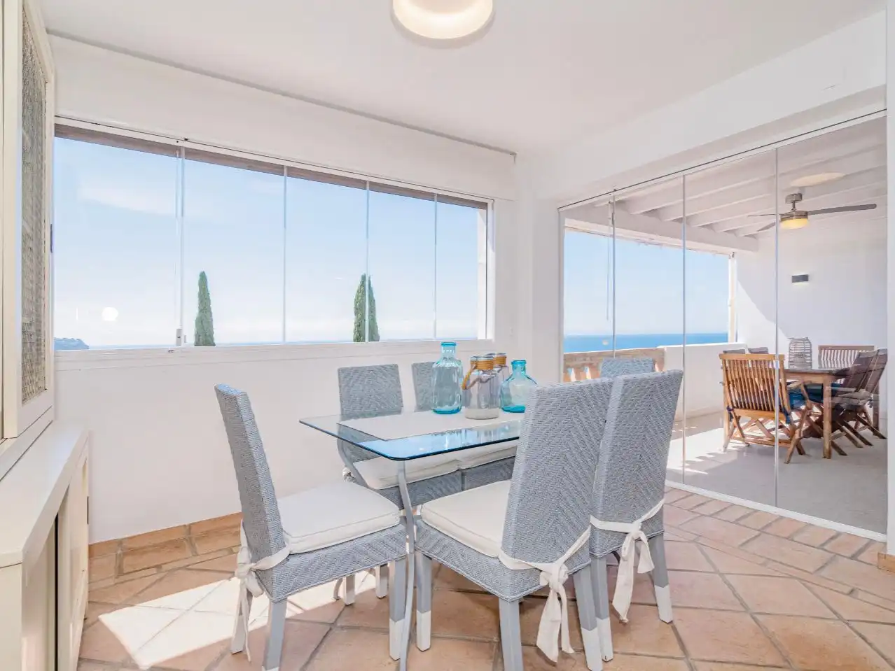 Dining room of Flat for sale in Almuñécar  with Air Conditioner, Terrace and Swimming Pool