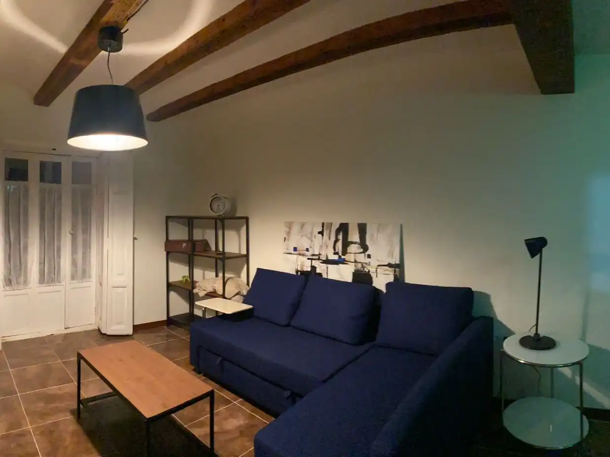 Sala d'estar de Pis de lloguer en Valencia amb Aire condicionat, Calefacció i Moblat