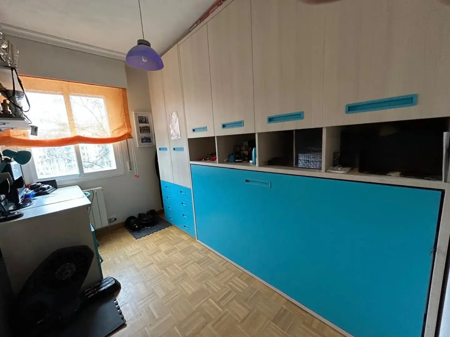 Bedroom of Flat for rent in Humanes de Madrid  with Heating, Parquet flooring and Furnished
