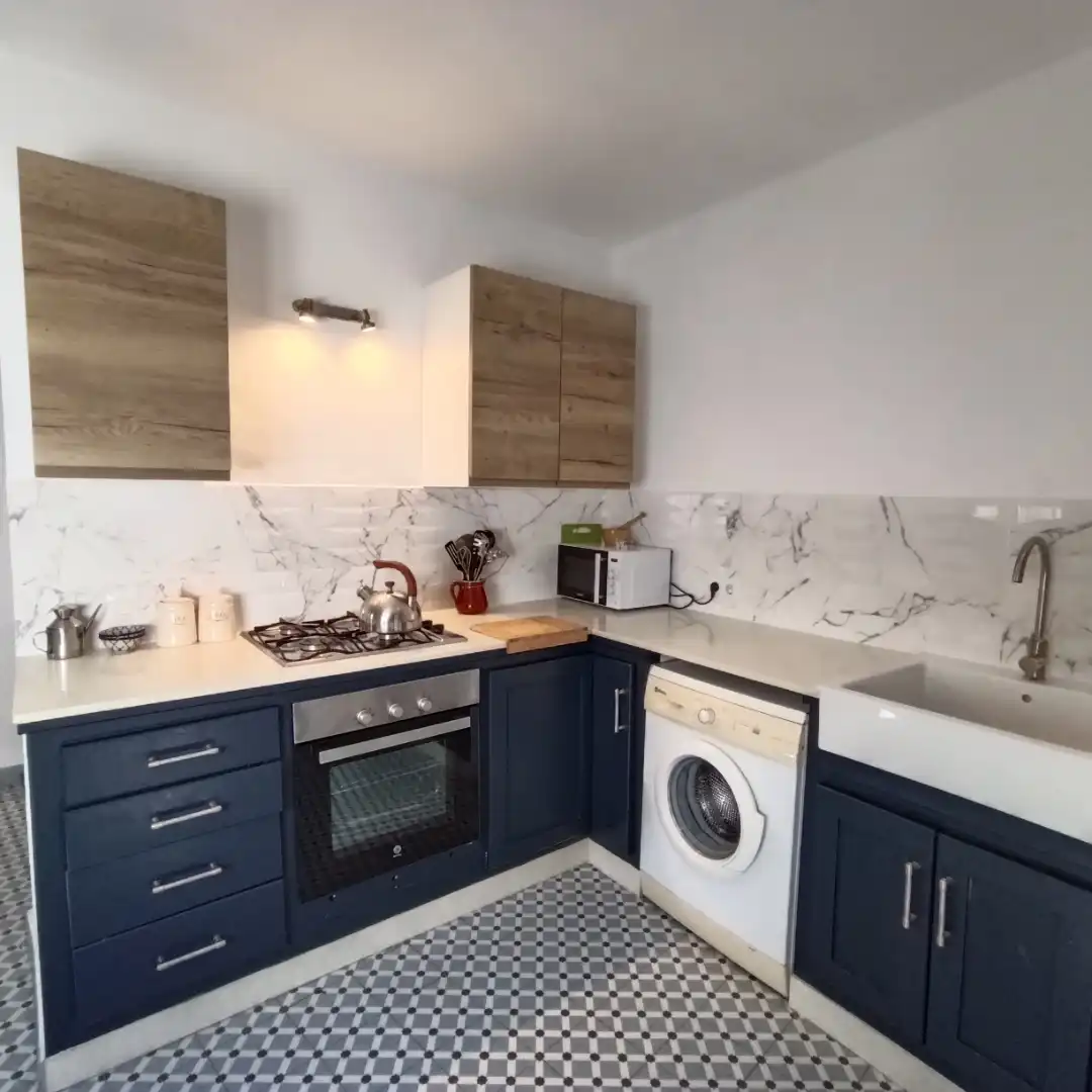 Wohnung zum Verkauf in Calle Paseo de las Cobijadas, 39, Vejer de la Frontera Küche von Wohnung zum Verkauf in Vejer de la Frontera mit Klimaanlage, Terrasse und Balkon