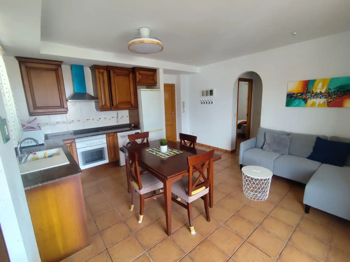 Apartament de lloguer a Centro Cuina de Apartament de lloguer en Oropesa del Mar / Orpesa amb Terrassa i Moblat