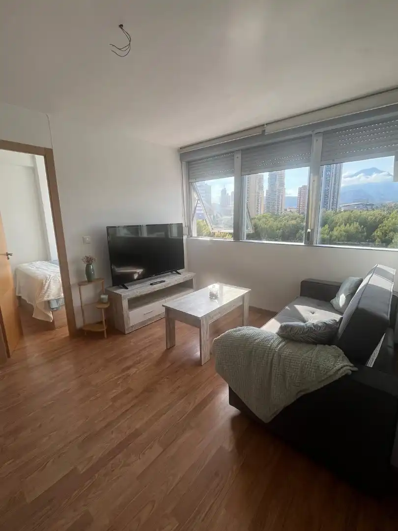 Sala de estar de Piso en venta en Benidorm con Aire acondicionado y Balcón