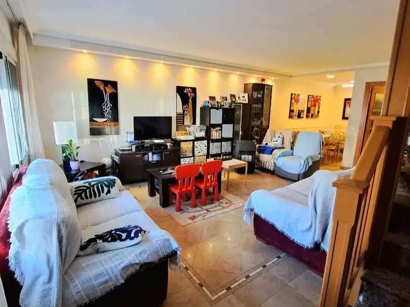 Sala de estar de Casa adosada en venta en Mijas con Aire acondicionado