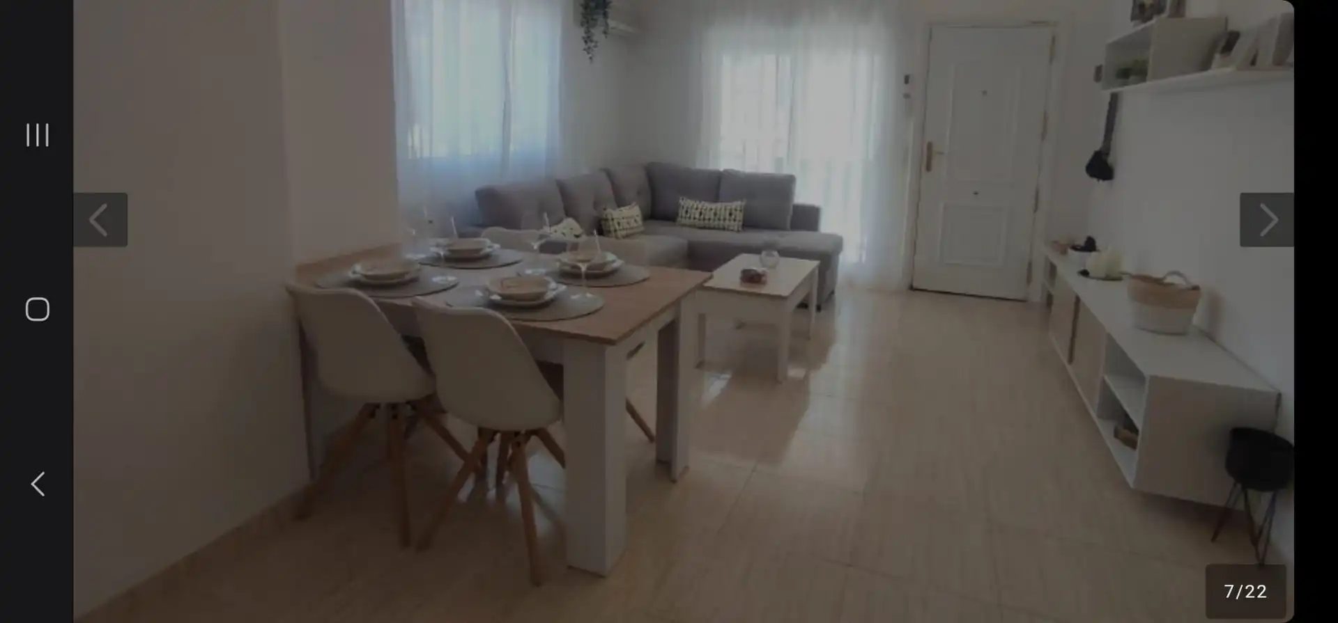Comedor de Apartamento en venta en Oropesa del Mar / Orpesa con Aire acondicionado, Terraza y Piscina