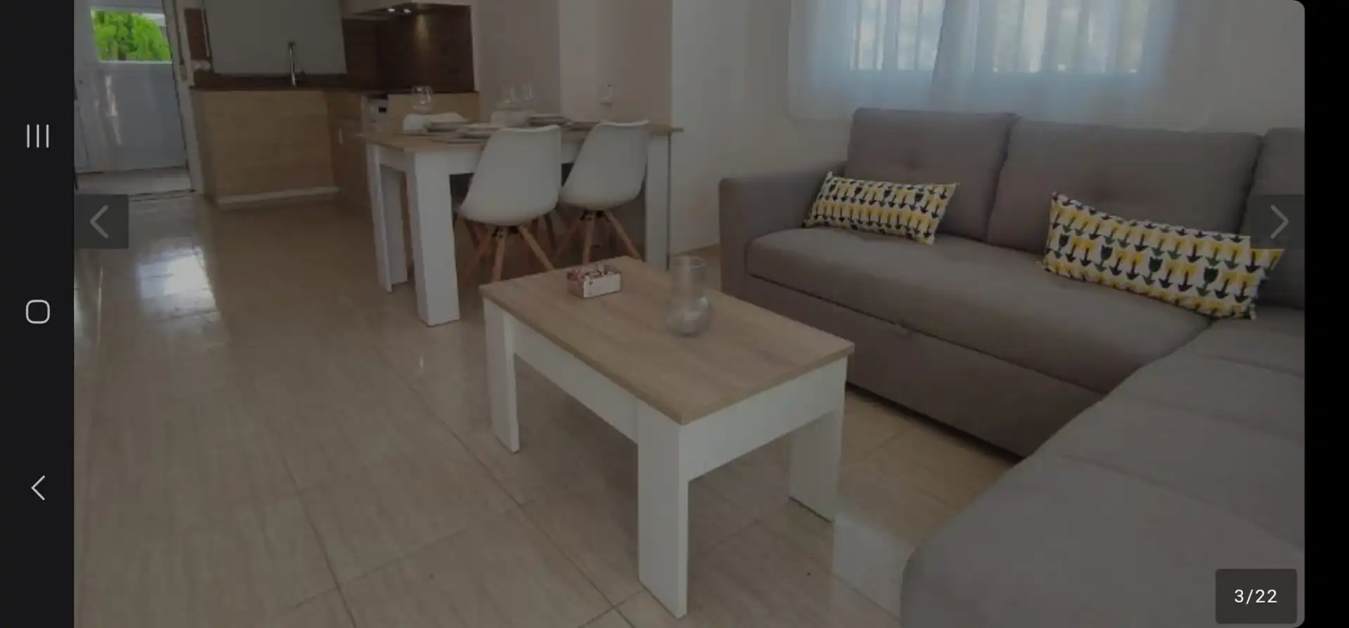 Sala de estar de Apartamento en venta en Oropesa del Mar / Orpesa con Aire acondicionado, Terraza y Piscina