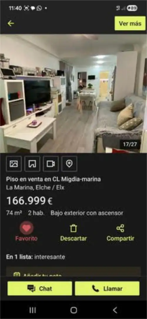 Schlafzimmer von Wohnung zum Verkauf in Elche / Elx mit Heizung, Terrasse und Möbliert