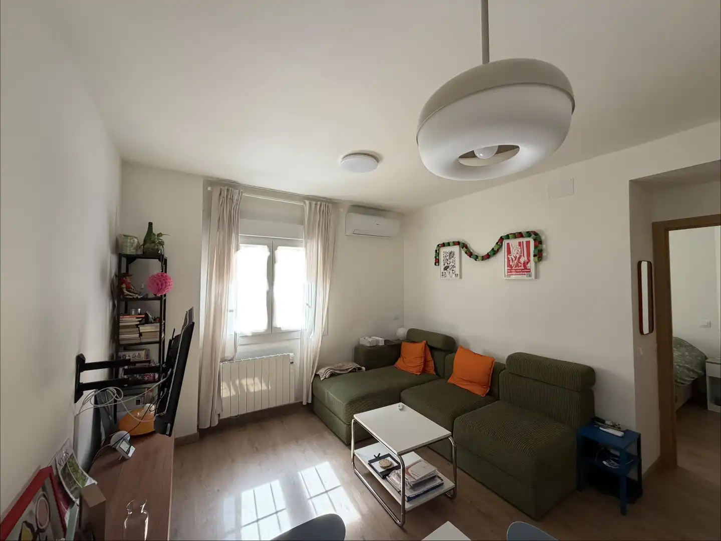 Living room of Flat for sale in  Madrid Capital  with Air Conditioner