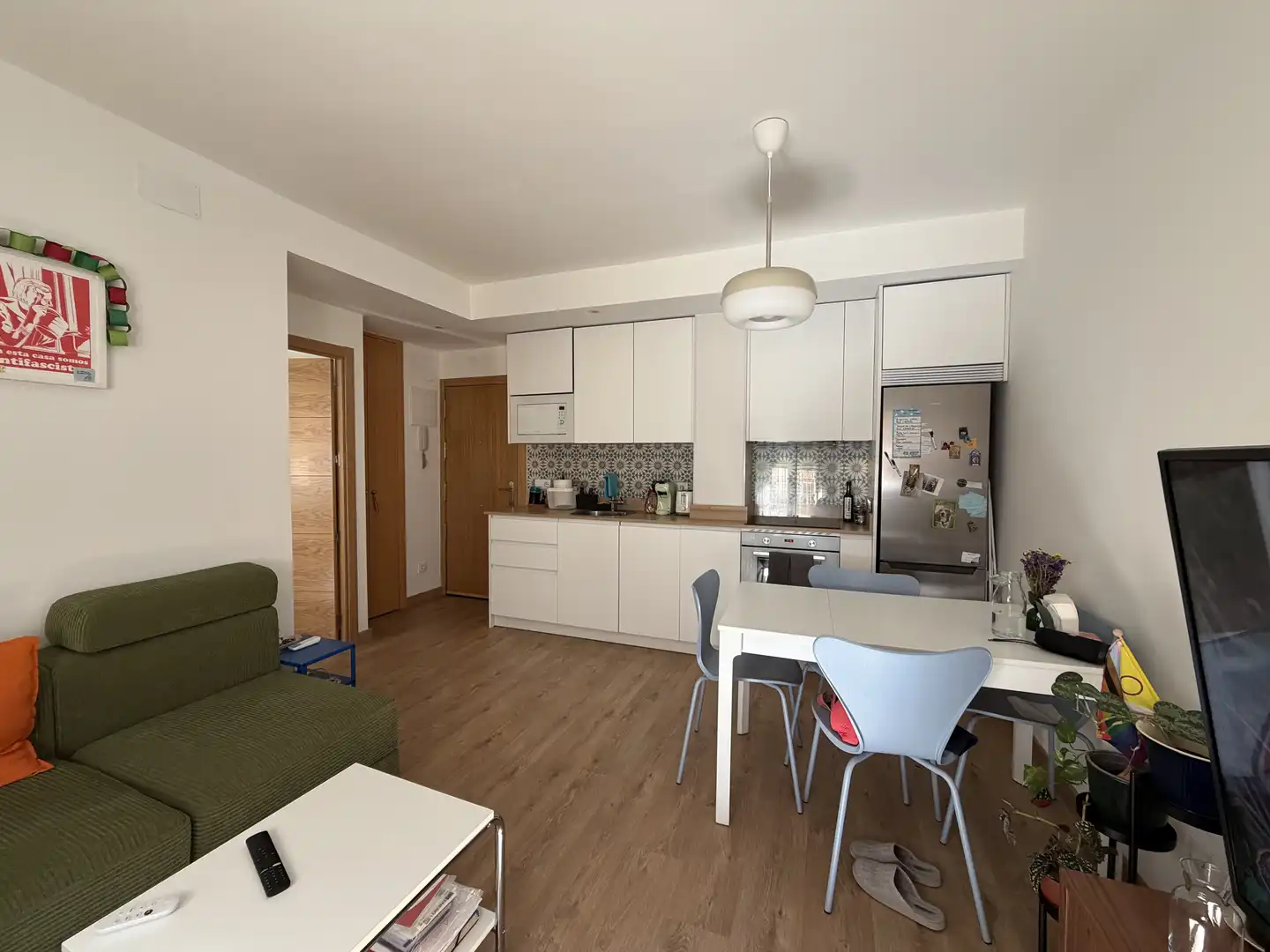 Kitchen of Flat for sale in  Madrid Capital  with Air Conditioner
