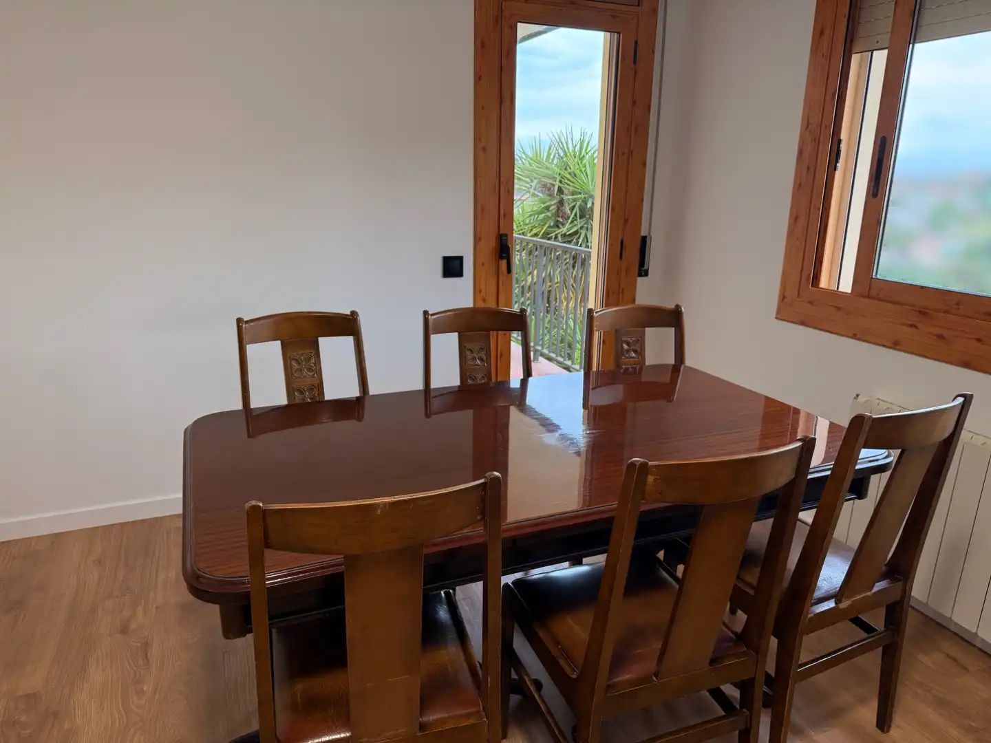 Flat for rent in Avinguda Vallserrat, 69, Sant Esteve Sesrovires Dining room of Flat for rent in Sant Esteve Sesrovires with Heating, Parquet flooring and Terrace