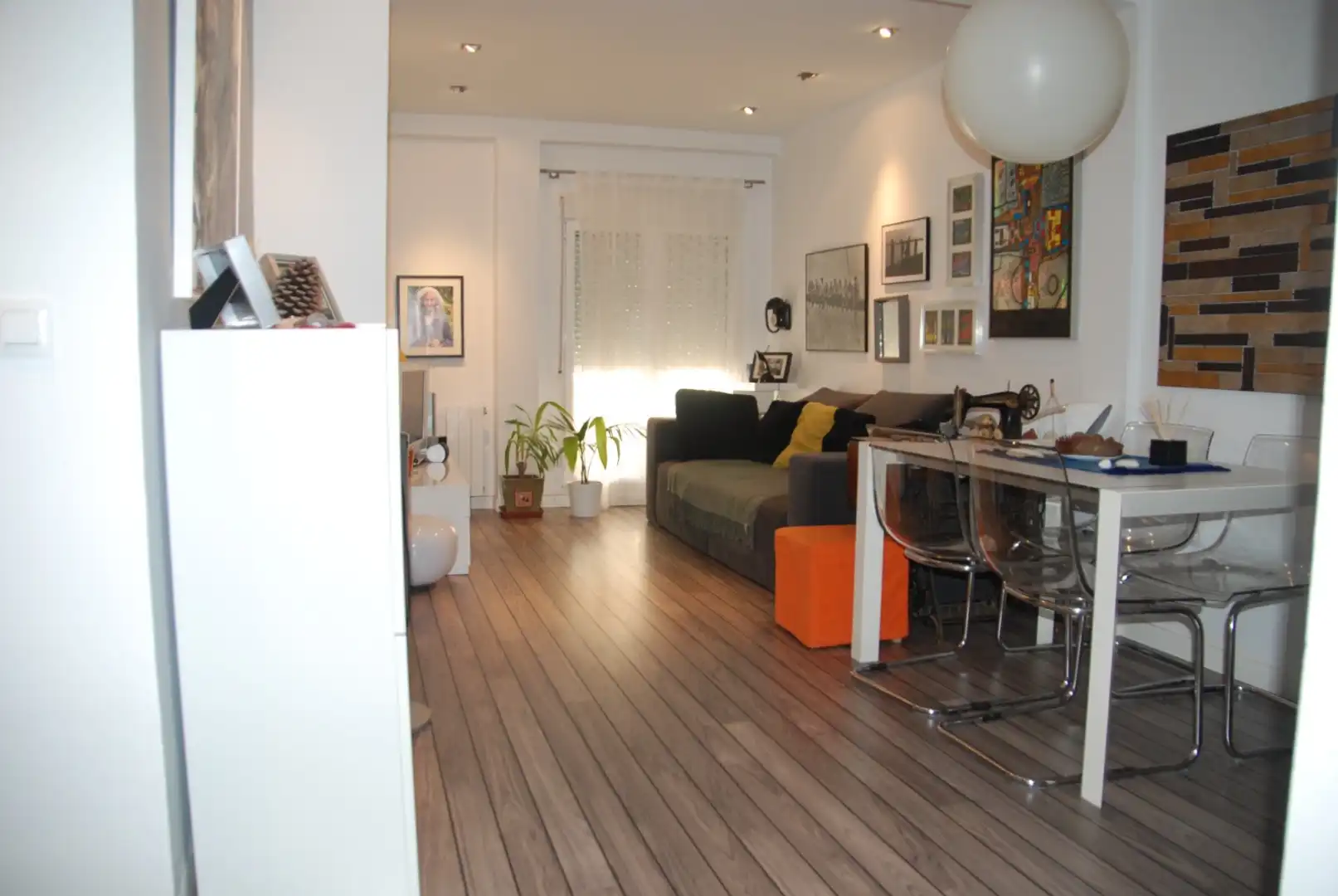 Sala de estar de Piso de alquiler en Valencia con Aire acondicionado, Parquet y Horno