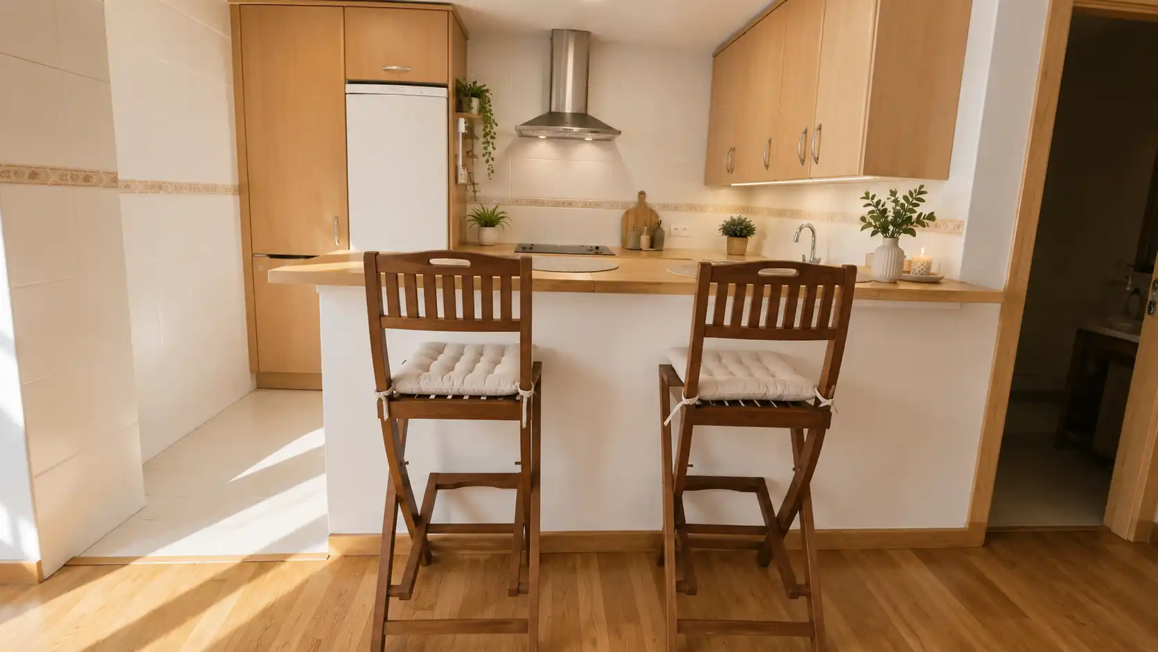 Küche von Wohnung zum Verkauf in Tomiño mit Heizung, Parkett und Schwimmbad