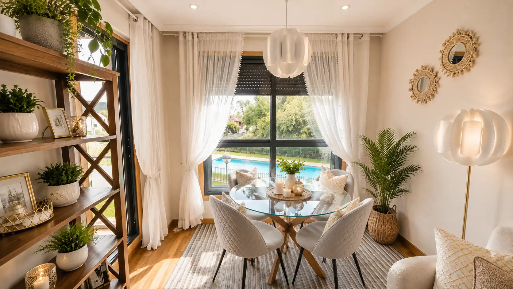 Esszimmer von Wohnung zum Verkauf in Tomiño mit Heizung, Parkett und Schwimmbad