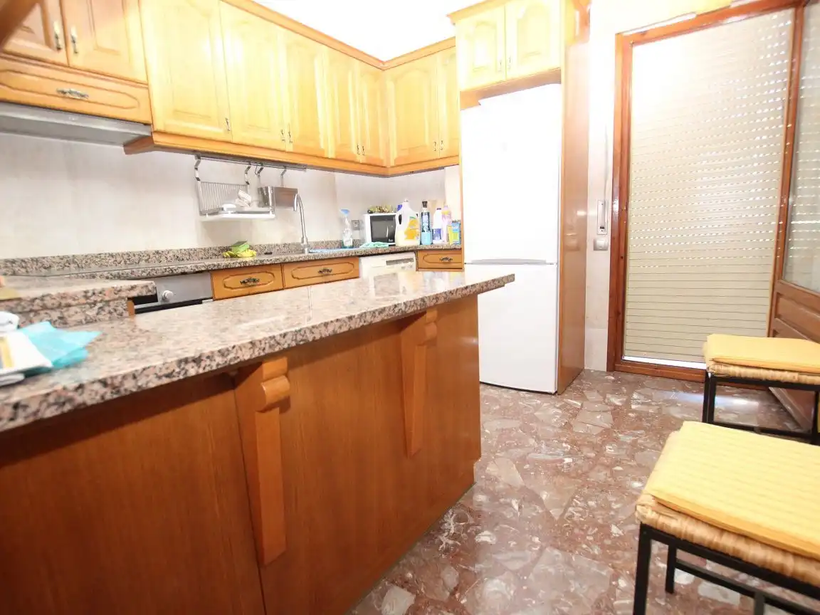 Cocina de Piso de alquiler en Ejea de los Caballeros con Aire acondicionado, Calefacción y Terraza
