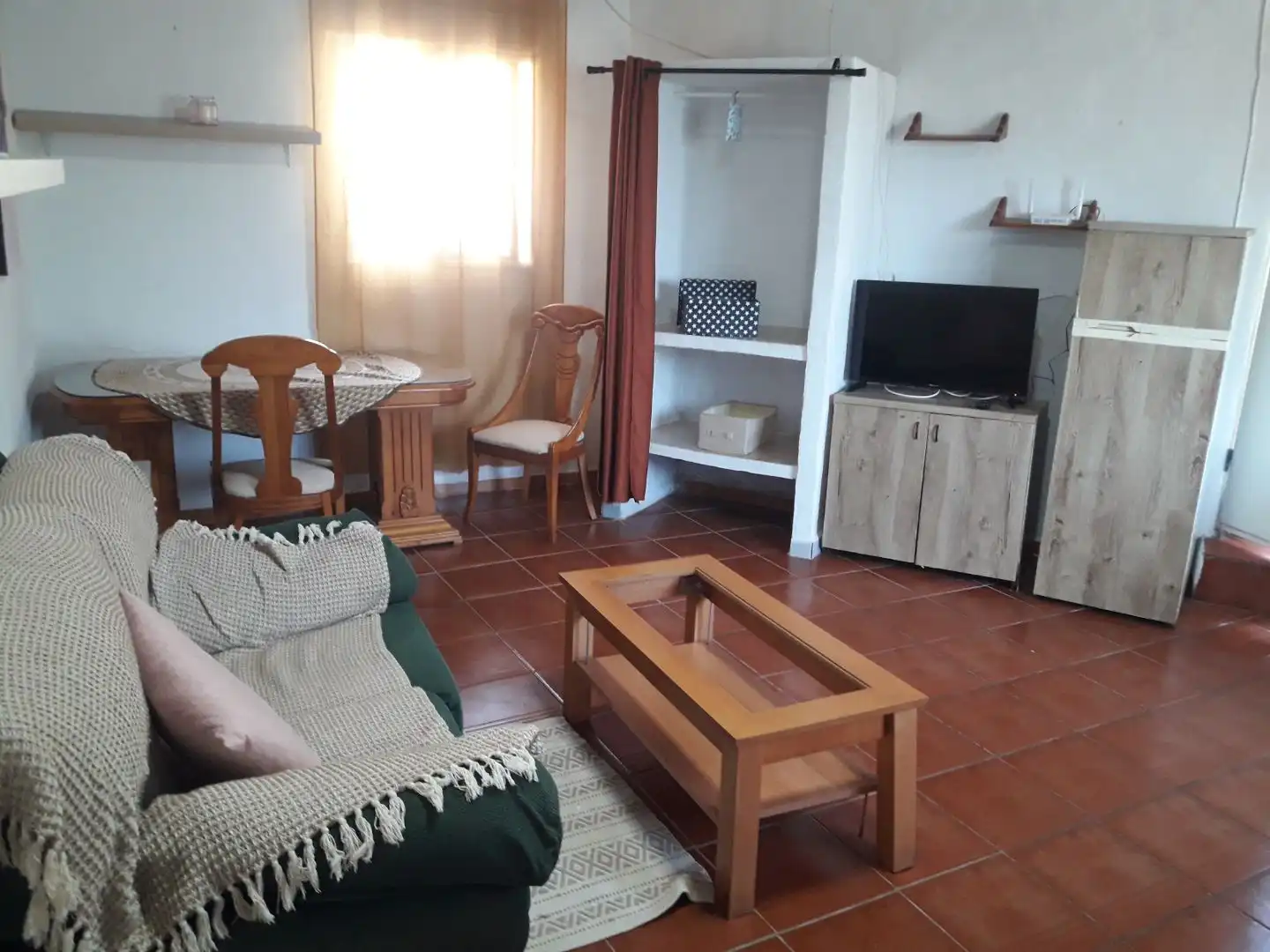 Wohnzimmer von Country house zur Miete in Vélez-Málaga mit Terrasse