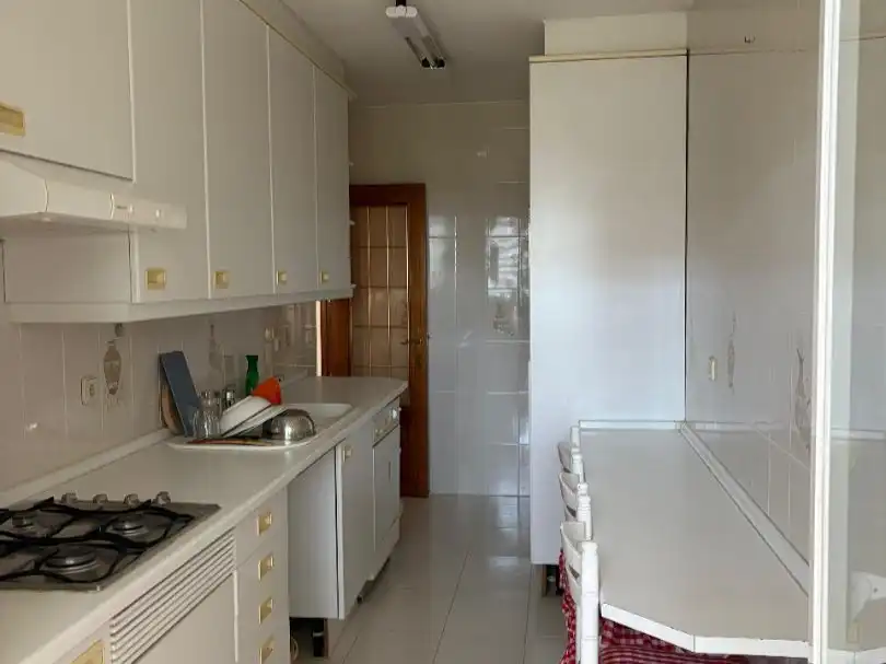 Kitchen of Flat for sale in  Madrid Capital  with Air Conditioner and Terrace
