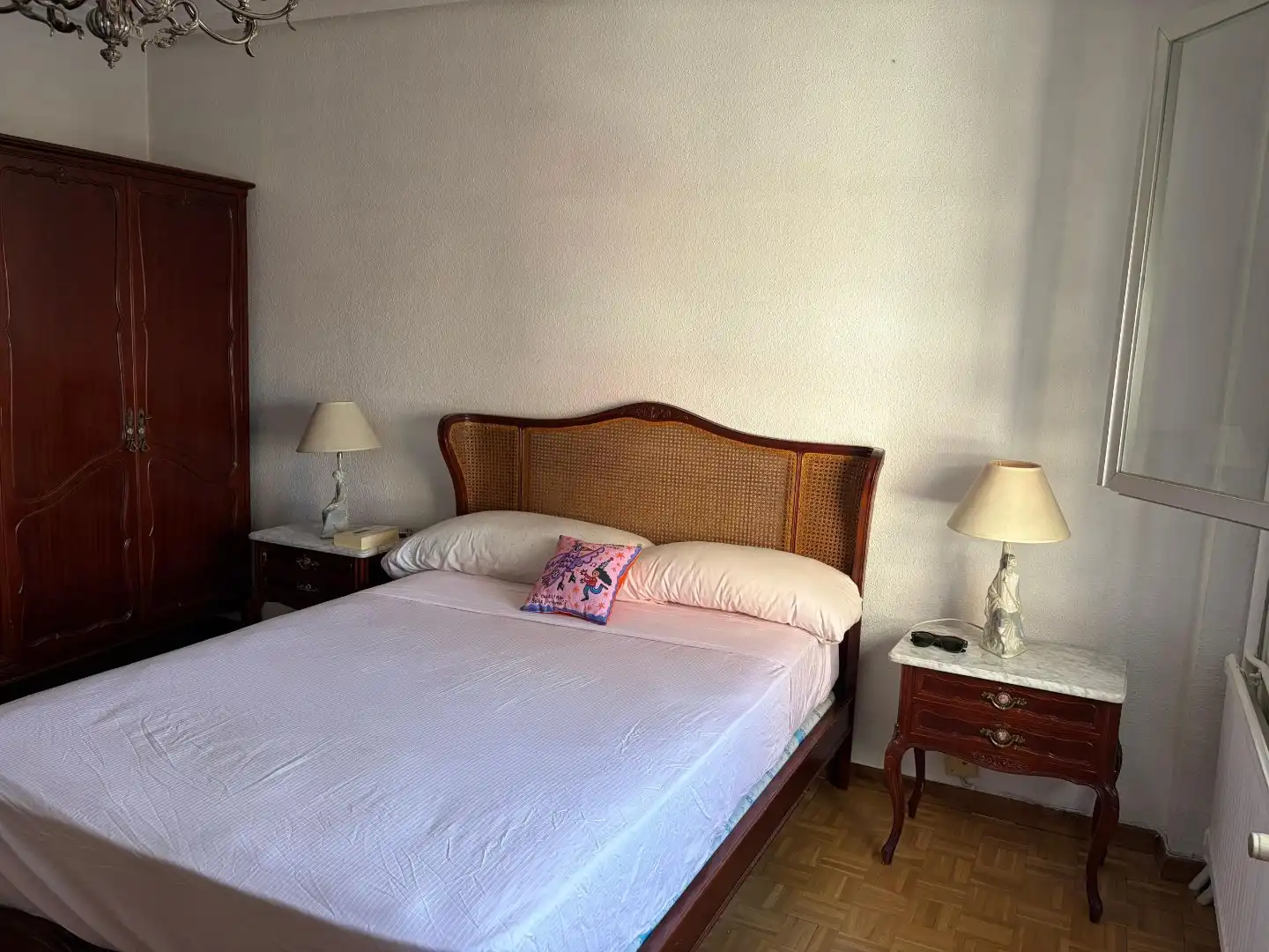 Bedroom of Flat for sale in  Madrid Capital  with Air Conditioner and Terrace