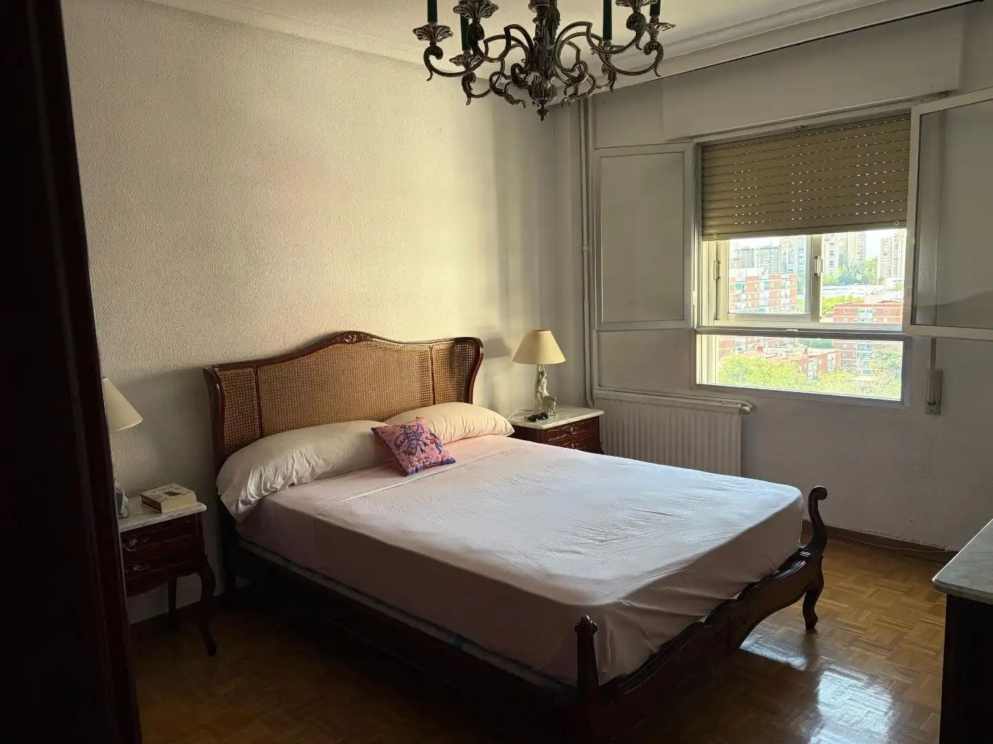 Bedroom of Flat for sale in  Madrid Capital  with Air Conditioner and Terrace