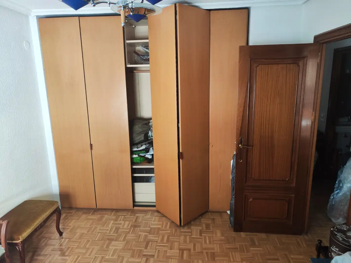 Bedroom of Flat for sale in  Madrid Capital  with Air Conditioner and Terrace