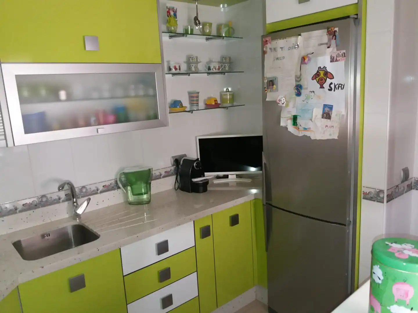 Cocina de Piso de alquiler en Priego de Córdoba con Aire acondicionado, Trastero y Amueblado