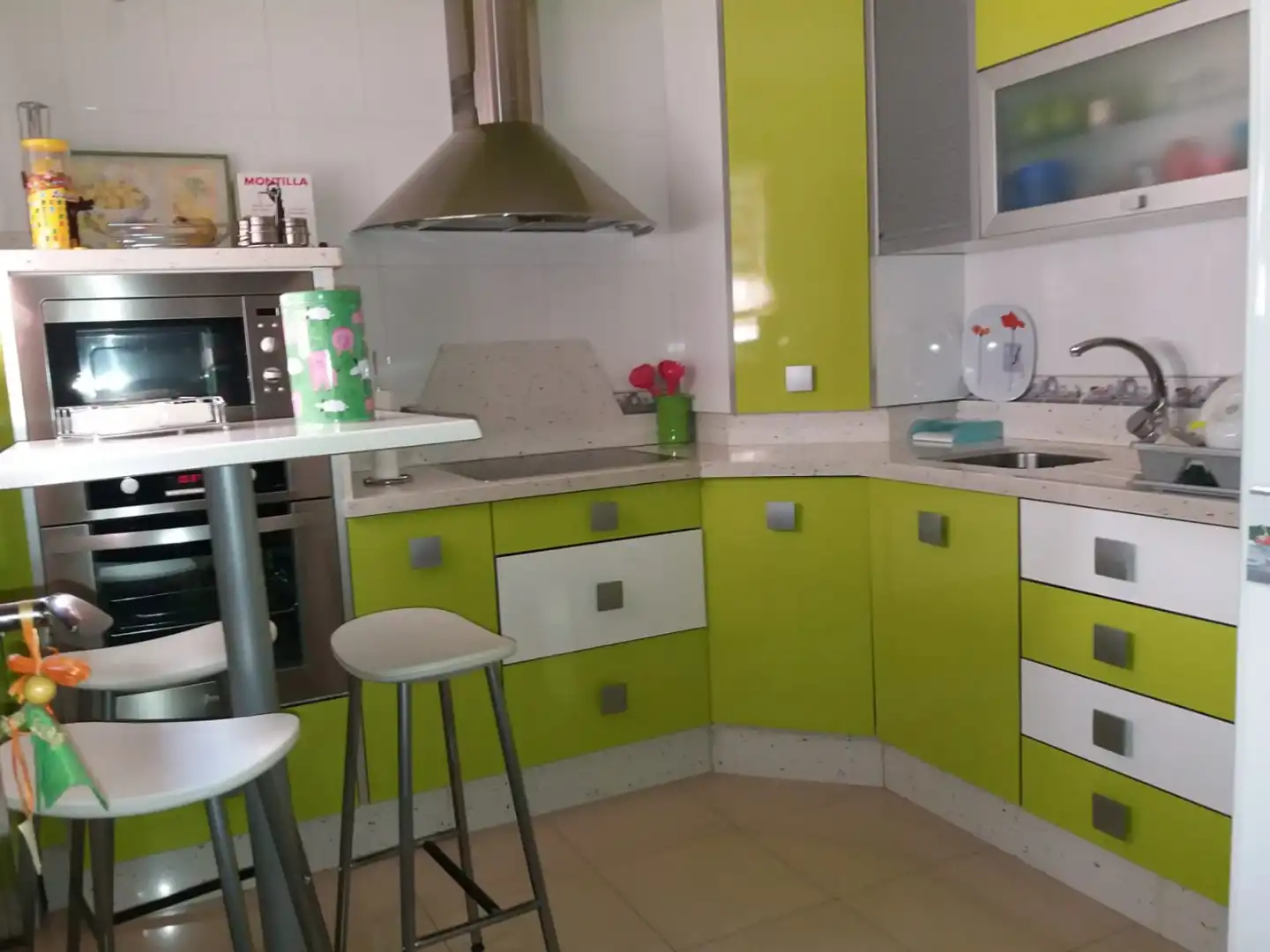 Cocina de Piso de alquiler en Priego de Córdoba con Aire acondicionado, Trastero y Amueblado