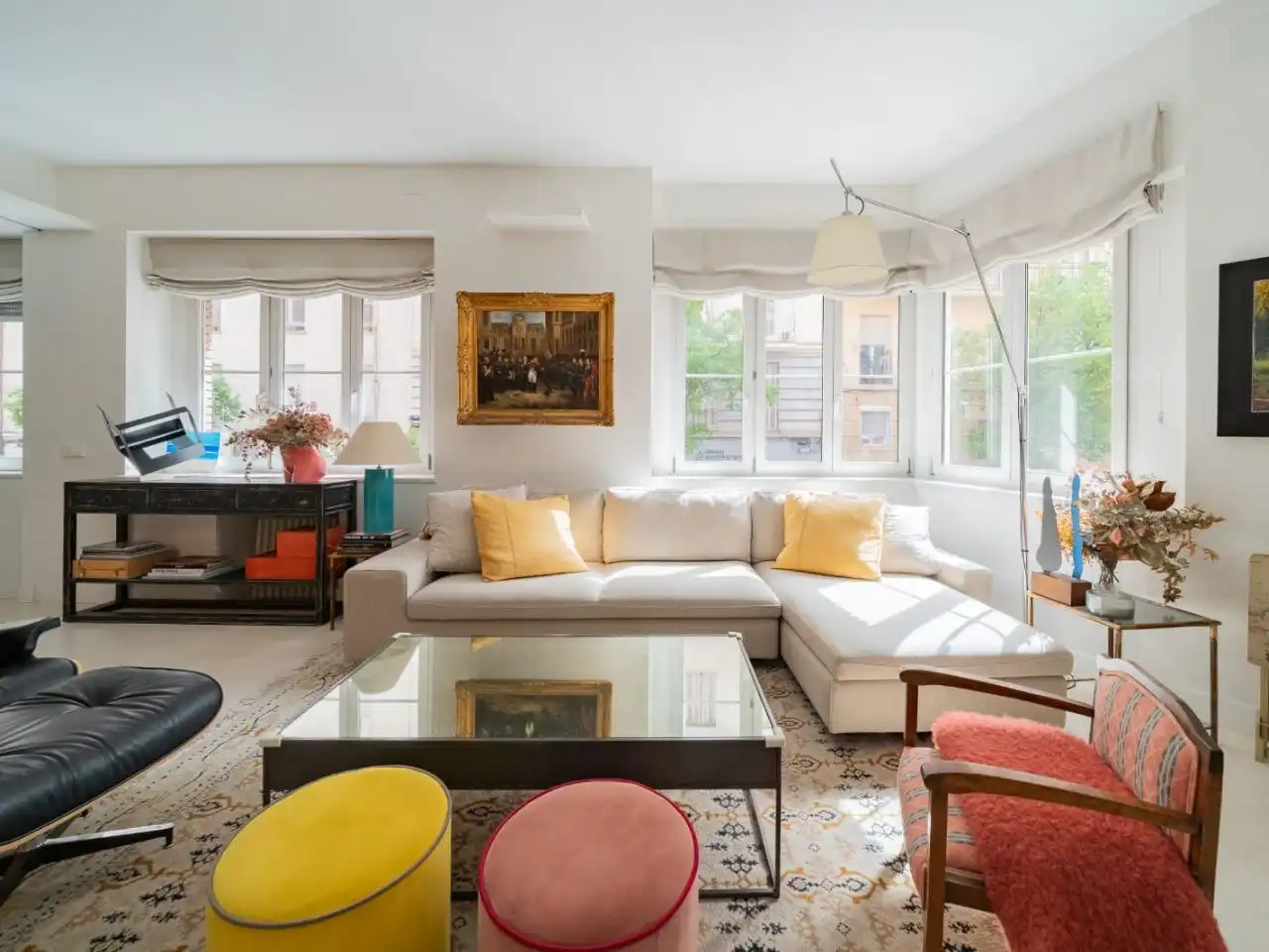 Wohnung zum Verkauf in Calle de Bretón de Los Herreros, 55, Ríos Rosas - Nuevos Ministerios Wohnzimmer von Wohnung zum Verkauf in Madrid Capital mit Klimaanlage