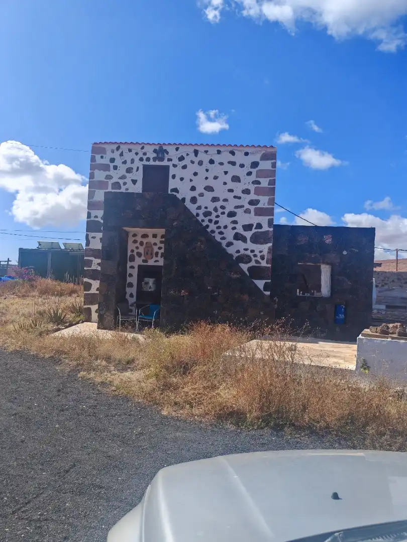 Vista exterior de Finca rústica de alquiler en La Oliva con Jardín privado, Terraza y Balcón