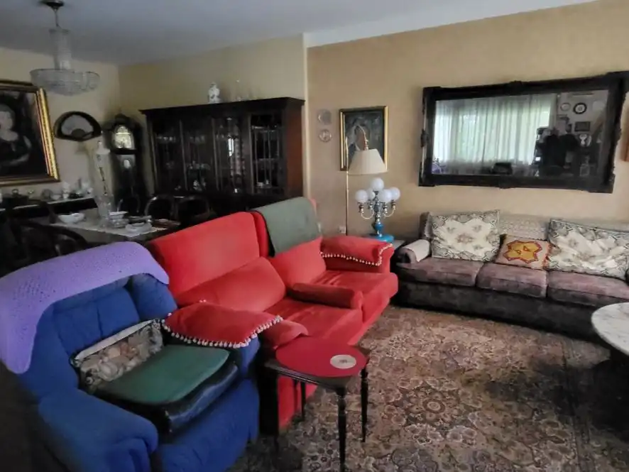 Living room of Flat for sale in Vilanova de Arousa  with Heating, Private garden and Parquet flooring