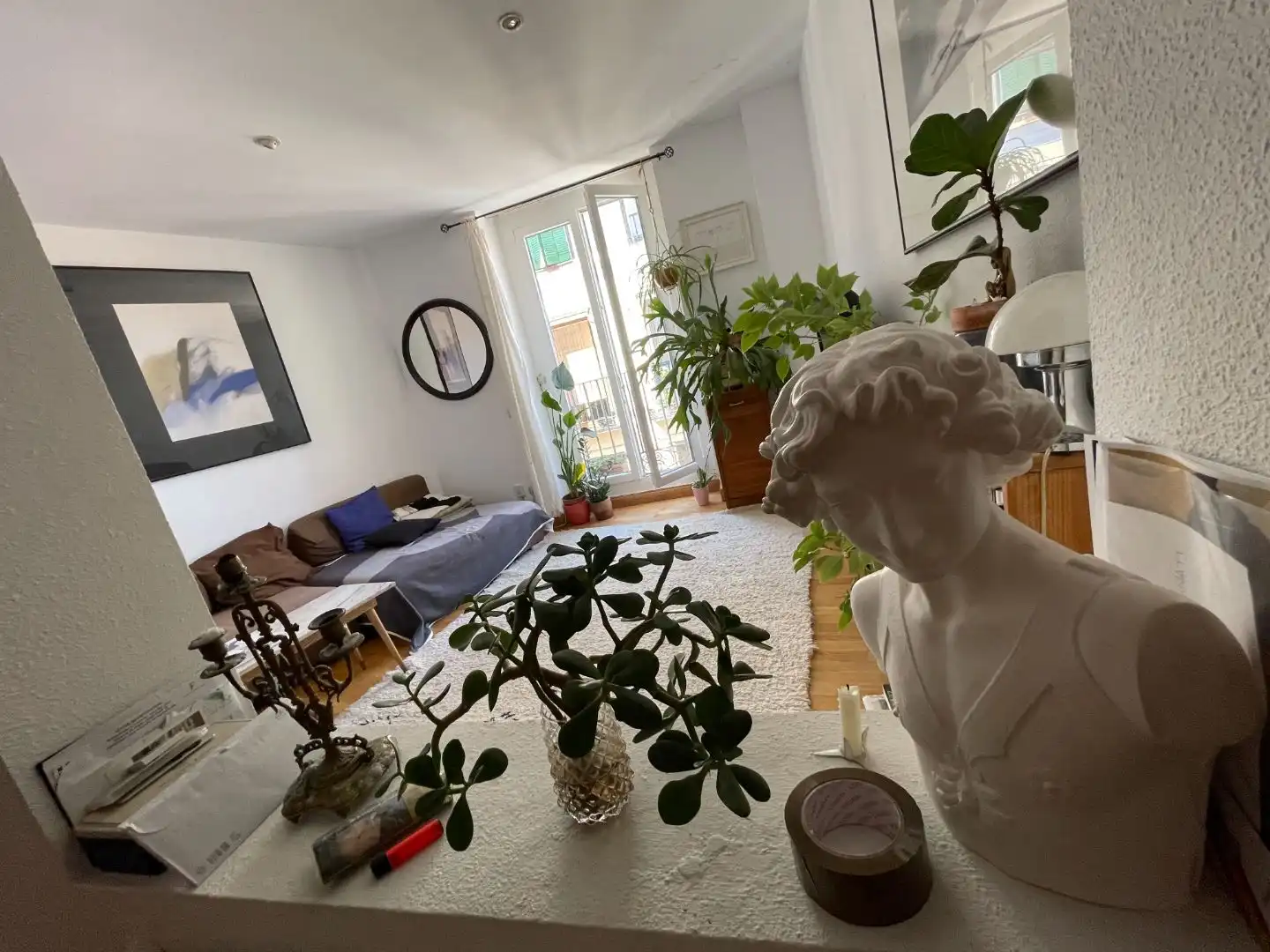 Ático en venta en Calle de Moratín, 16, Madrid Capital Sala de estar de Ático en venta en Madrid Capital con Terraza y Balcón