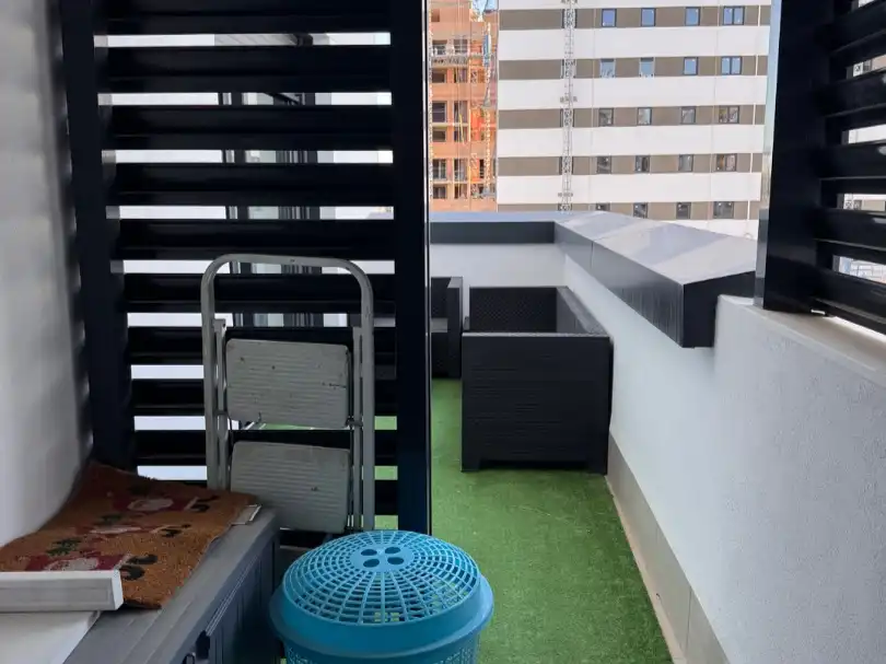 Terrasse von Wohnung zur Miete in Dos Hermanas mit Klimaanlage, Terrasse und Schwimmbad