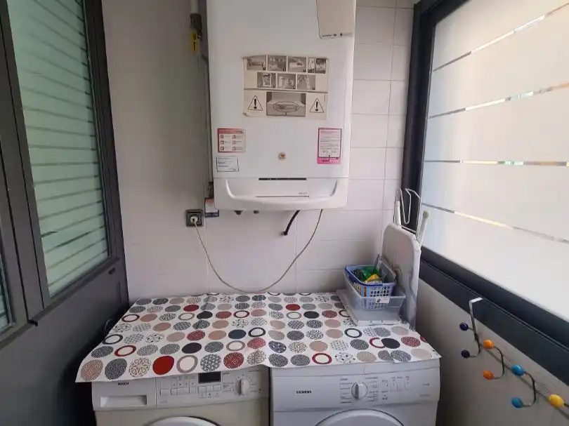 Cocina de Piso de alquiler en Madrid con Aire acondicionado, Calefacción y Parquet