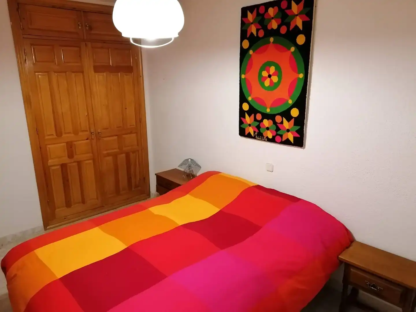 Dormitori de Casa adosada de lloguer en Arcones amb Calefacció, Terrassa i Moblat