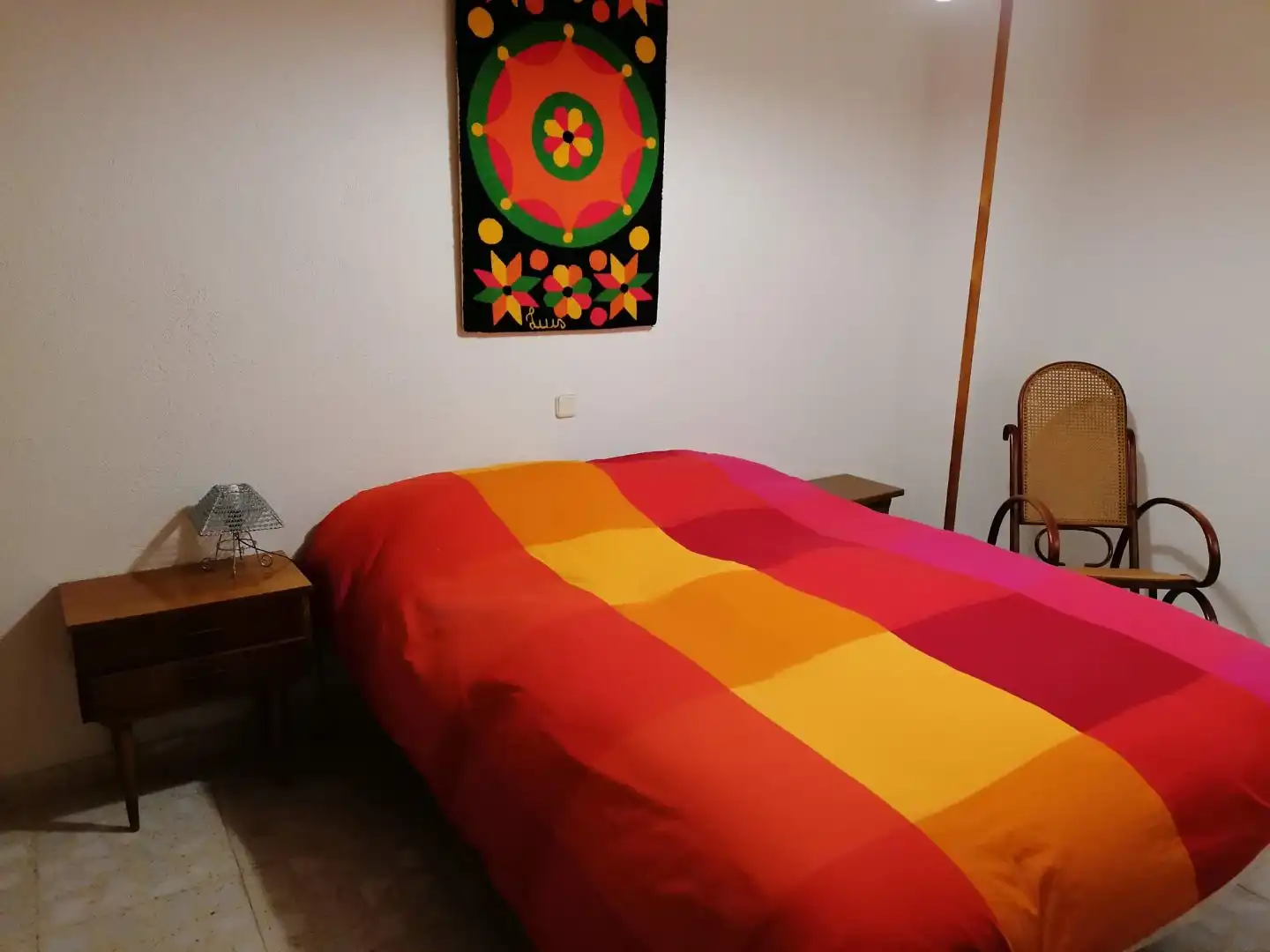 Dormitori de Casa adosada de lloguer en Arcones amb Calefacció, Terrassa i Moblat