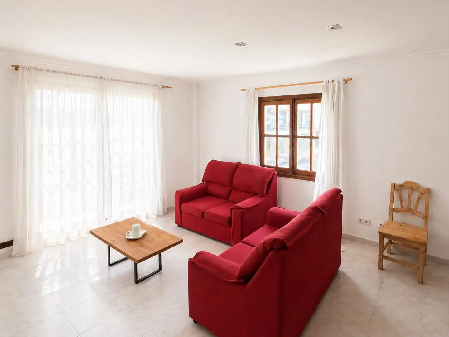 Sala de estar de Piso de alquiler en Capdepera con Terraza y Amueblado