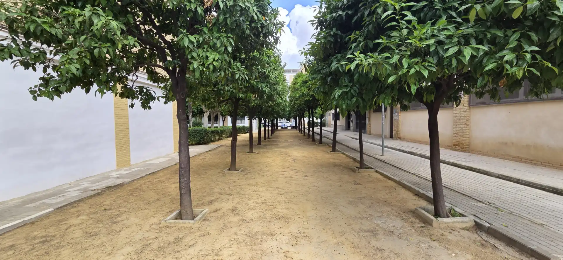 Exterior view of Flat for sale in Sevilla  with Heating, Private garden and Parquet flooring