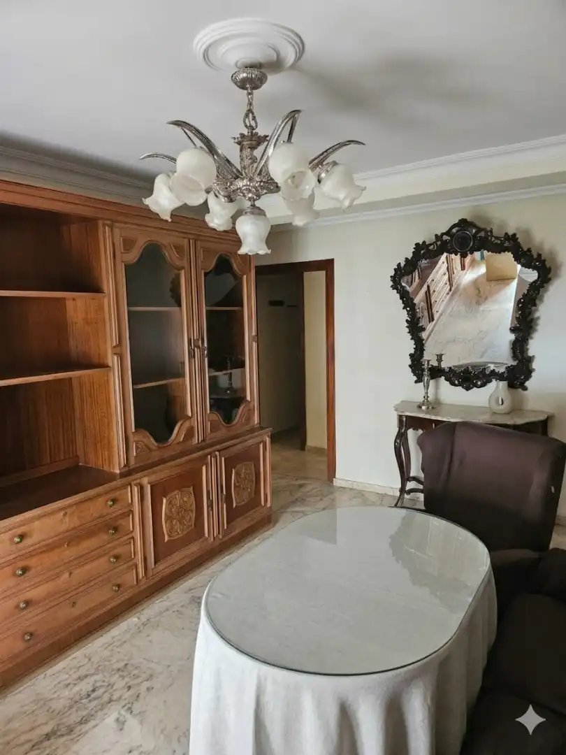 Dining room of Flat for sale in Sevilla  with Heating, Private garden and Parquet flooring