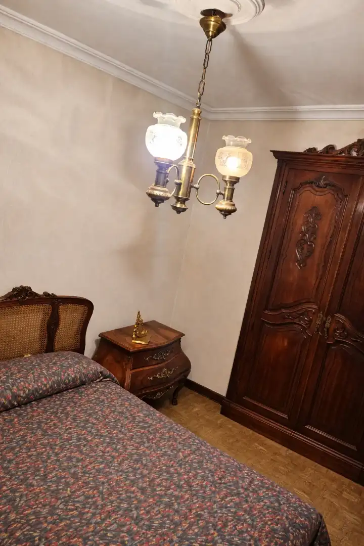 Bedroom of Flat for sale in Sevilla  with Heating, Private garden and Parquet flooring