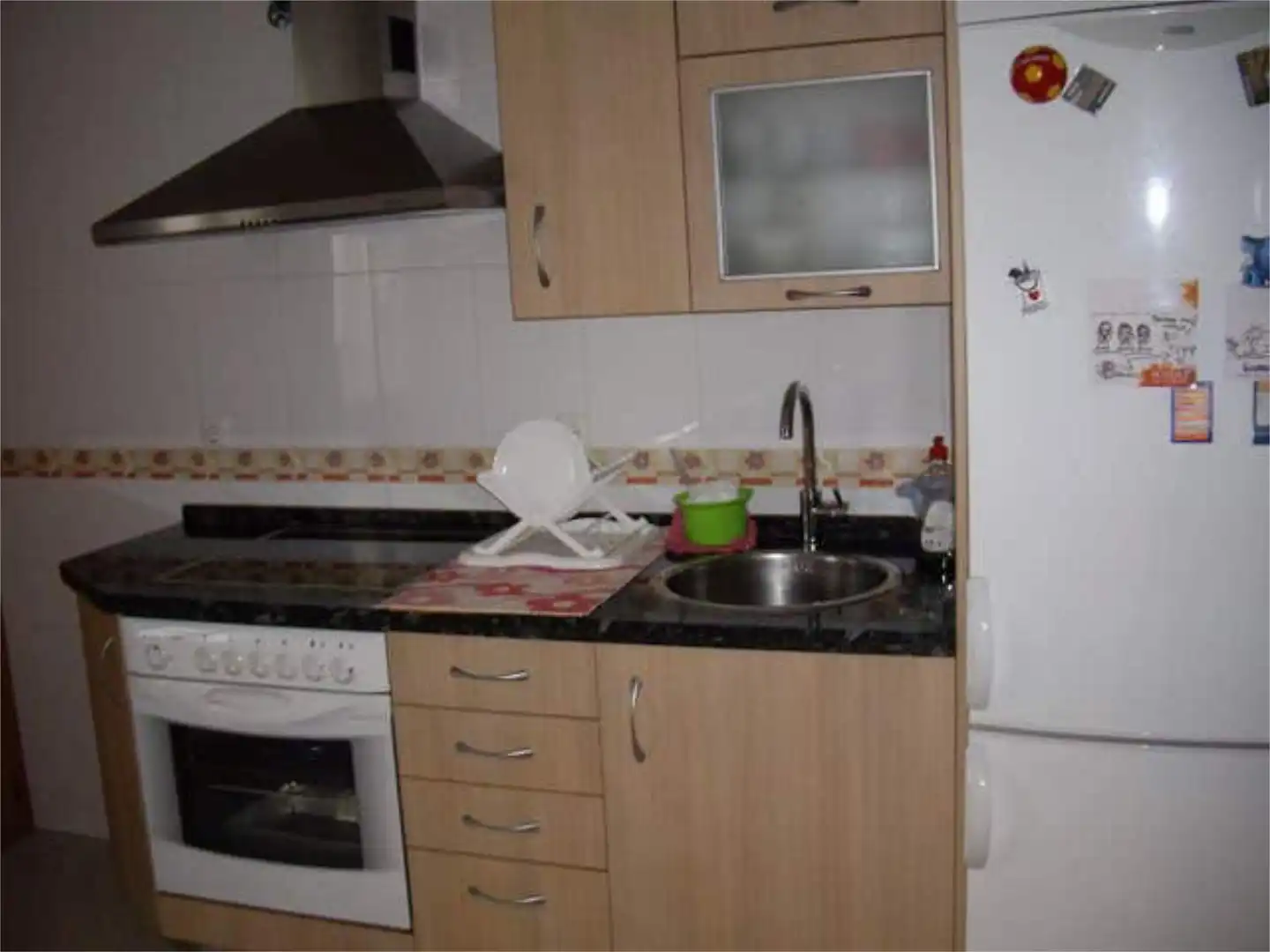 Flat for rent in El Ejido - Santa Ana Kitchen of Flat for rent in León Capital with Heating, Terrace and Furnished