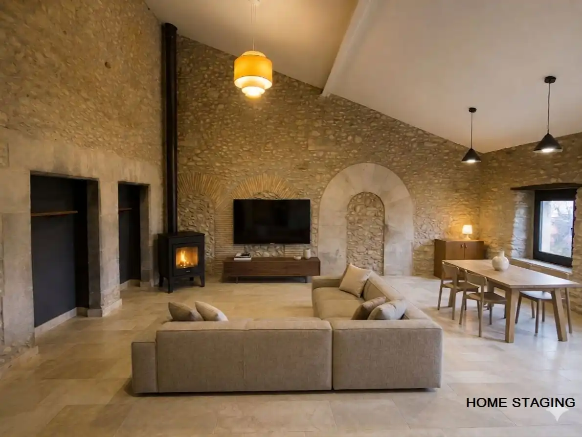 Flat for rent in Carrer Ramon Colom i Llach, 1, Torroella de Fluvià Living room of Flat for rent in Torroella de Fluvià with Air Conditioner, Heating and Terrace