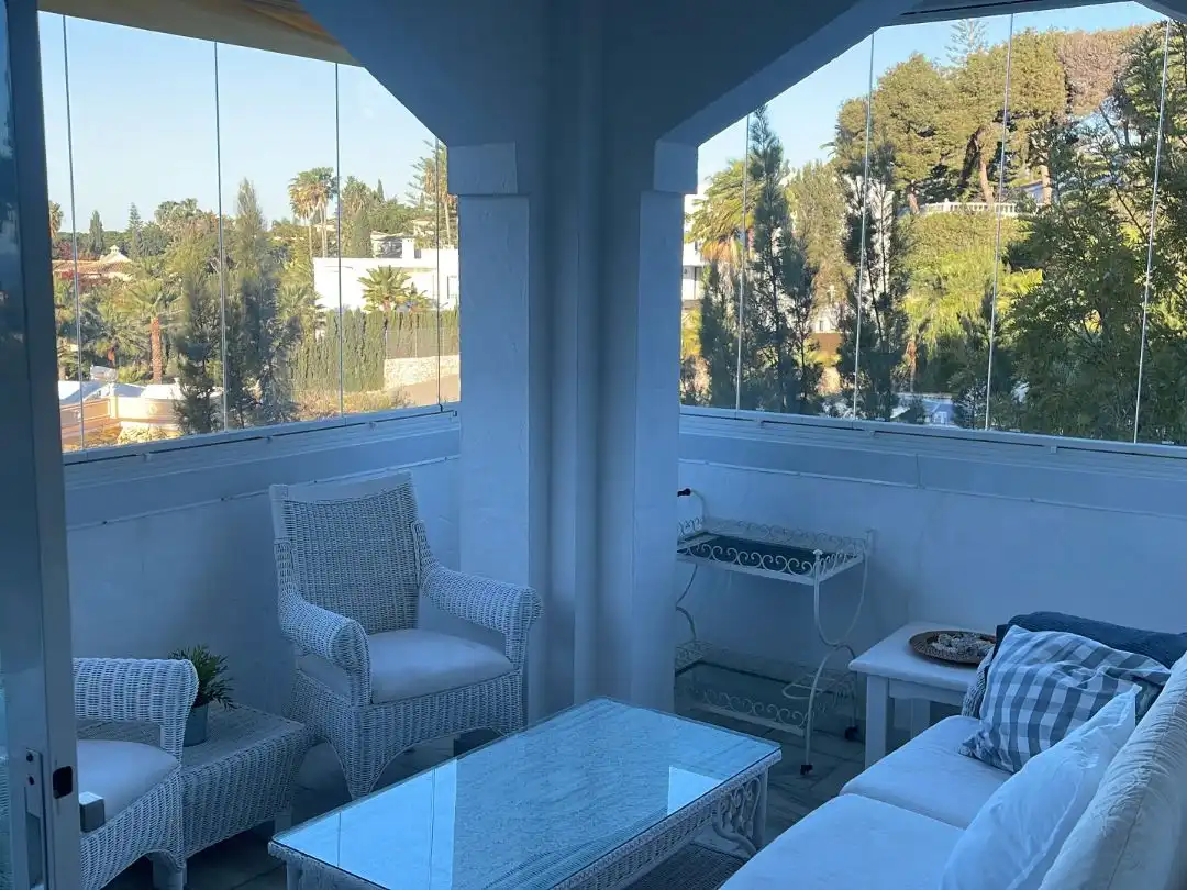 Apartamento de alquiler en Avenida Casarabonela, 1, Reserva de Marbella Terraza de Apartamento de alquiler en Marbella con Aire acondicionado, Terraza y Piscina