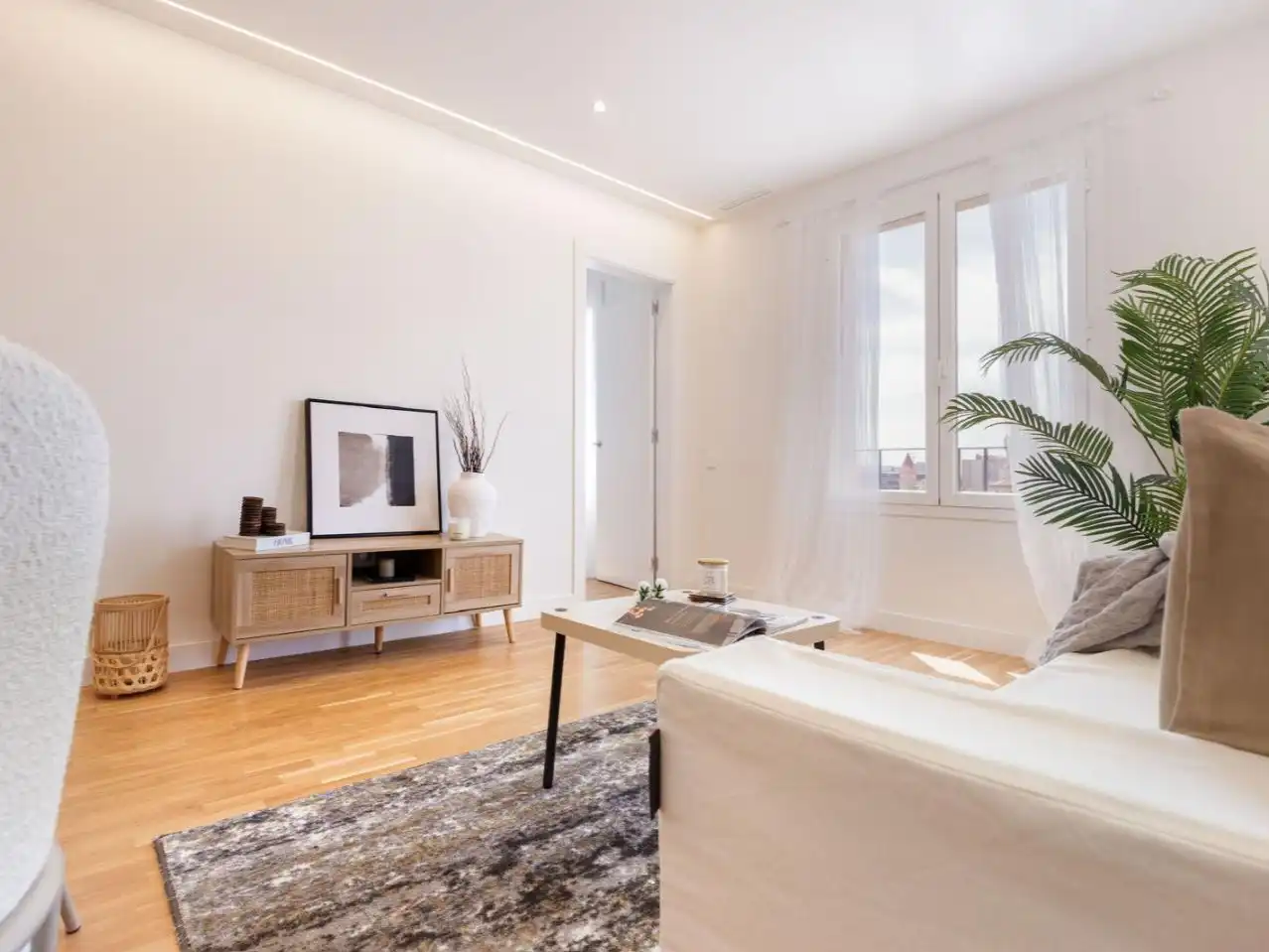 Wohnung zum Verkauf in Carrer de L'alfambra, 20, Pedralbes Wohnzimmer von Wohnung zum Verkauf in Barcelona Capital mit Klimaanlage und Balkon