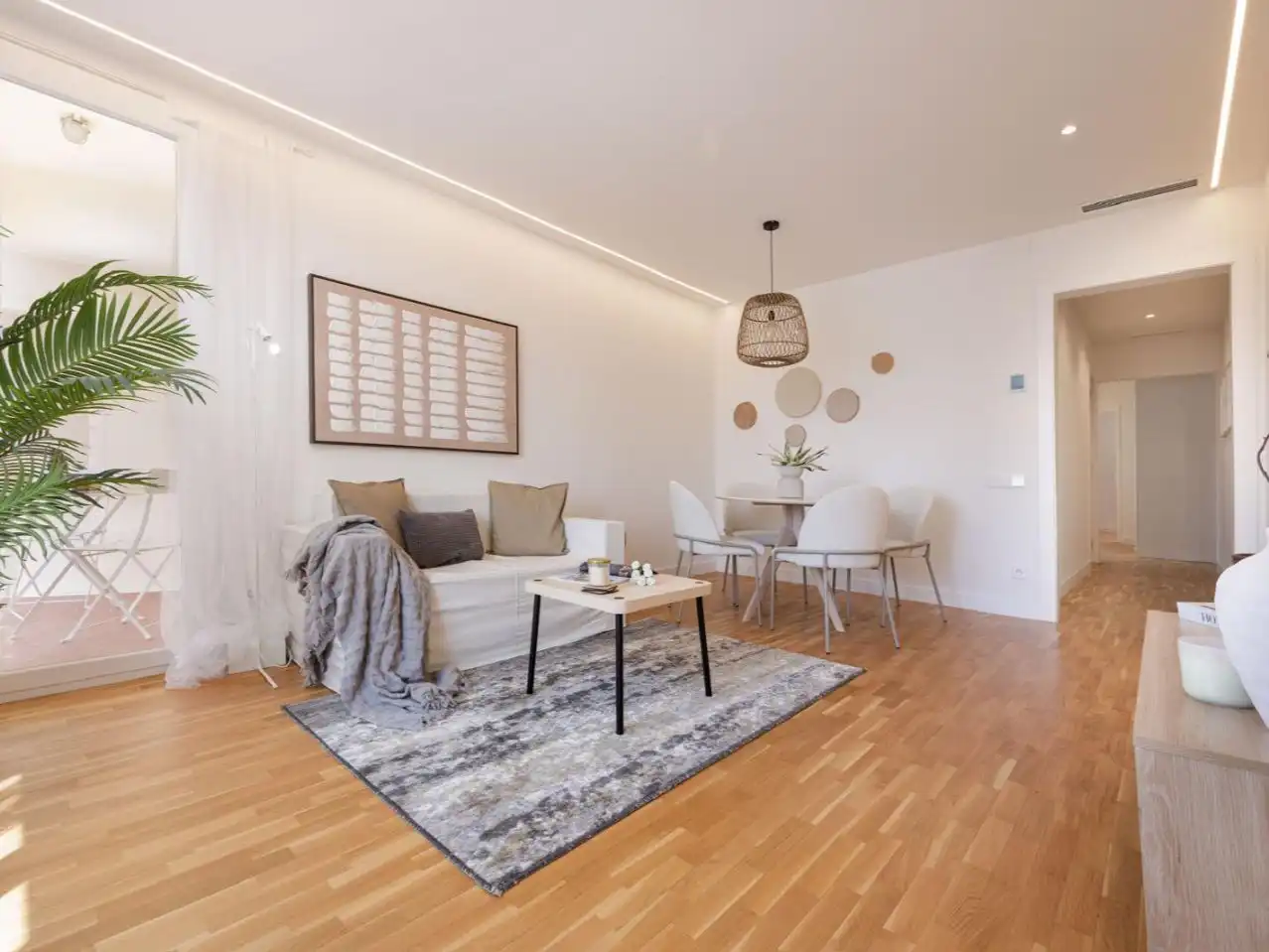 Wohnung zum Verkauf in Carrer de L'alfambra, 20, Pedralbes Wohnzimmer von Wohnung zum Verkauf in Barcelona Capital mit Klimaanlage und Balkon