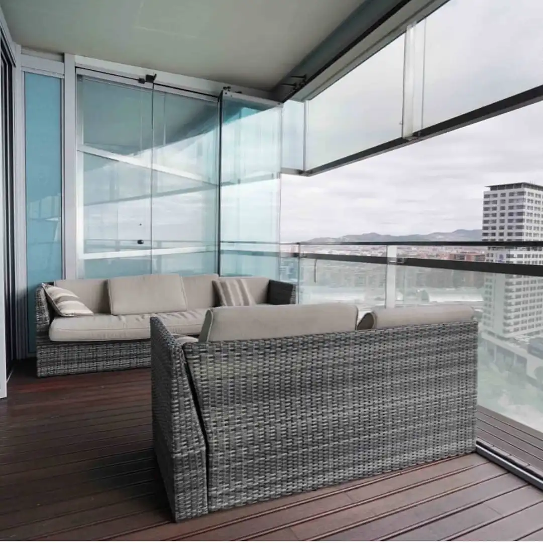 Terrasse von Wohnung zur Miete in Barcelona mit Klimaanlage, Heizung und Privatgarten