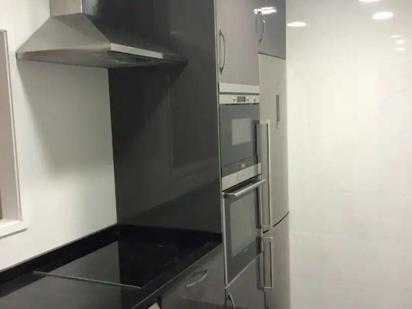 Kitchen of Flat for rent in Madrid  with Air Conditioner, Heating and Parquet flooring
