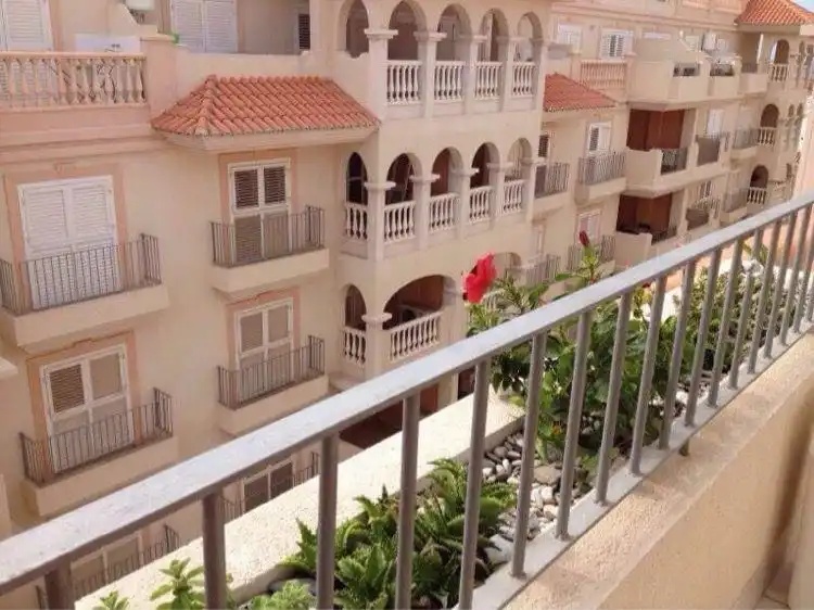 Flat for sale in Calle la Goleta, 20bis, Almerimar Balcony of Flat for sale in El Ejido with Air Conditioner, Terrace and Swimming Pool