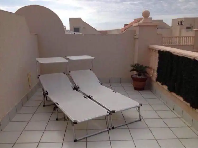 Flat for sale in Calle la Goleta, 20bis, Almerimar Terrace of Flat for sale in El Ejido with Air Conditioner, Terrace and Swimming Pool