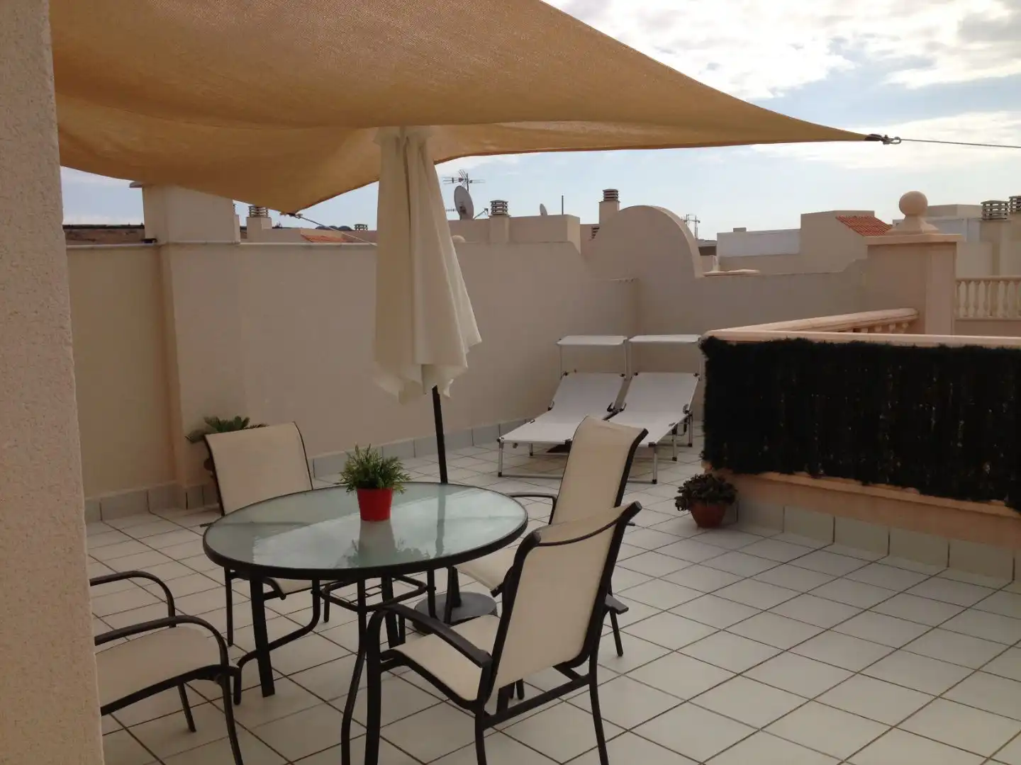Flat for sale in Calle la Goleta, 20bis, Almerimar Terrace of Flat for sale in El Ejido with Air Conditioner, Terrace and Swimming Pool