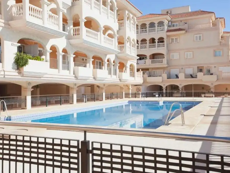 Flat for sale in Calle la Goleta, 20bis, Almerimar Swimming pool of Flat for sale in El Ejido with Air Conditioner, Terrace and Swimming Pool