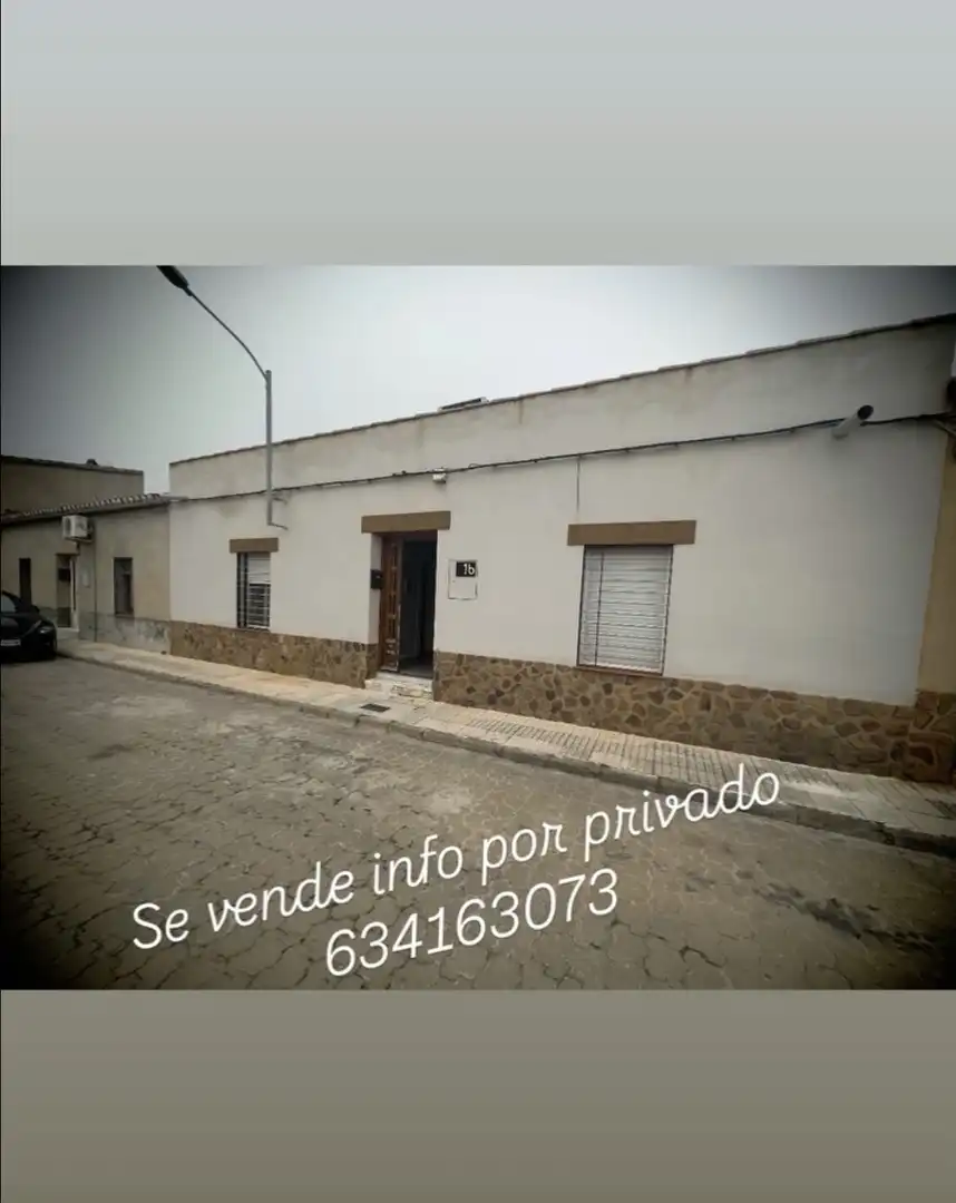 Vista exterior de Planta baja en venta en Santa Cruz de Mudela con Aire acondicionado, Jardín privado y Terraza