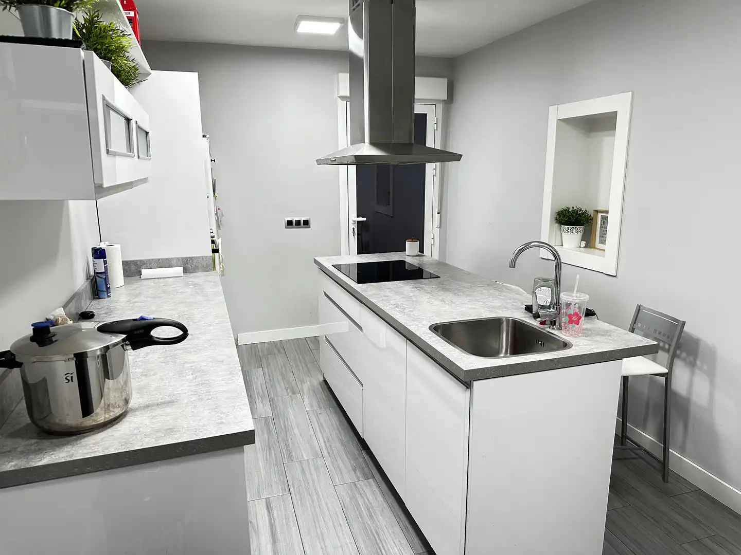 Cocina de Planta baja en venta en Santa Cruz de Mudela con Aire acondicionado, Jardín privado y Terraza